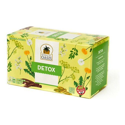 Te Infusion Detox Oasis Moringa Hinojo Anis X25saq