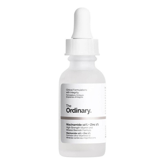 Serum de Niacinamida The Ordinary 10% + Zinc 1%- Apto para todo tipo de pieles en especial mixtas y grasas