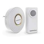 Campainha Sem Fio Residencial Wireless Bivolt 52 Toque 100mt Cor Branco 110V/220V