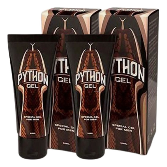 Python Gel Agrandador De Miembro Y Retardante Masculino X2