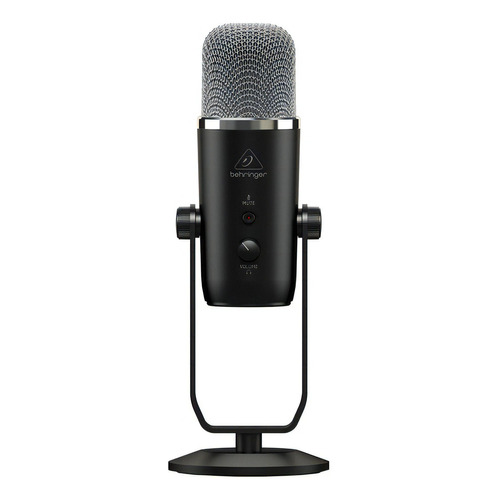 Microfono Behringer Bigfoot Usb Podcast Streaming Salida Aur Color Negro