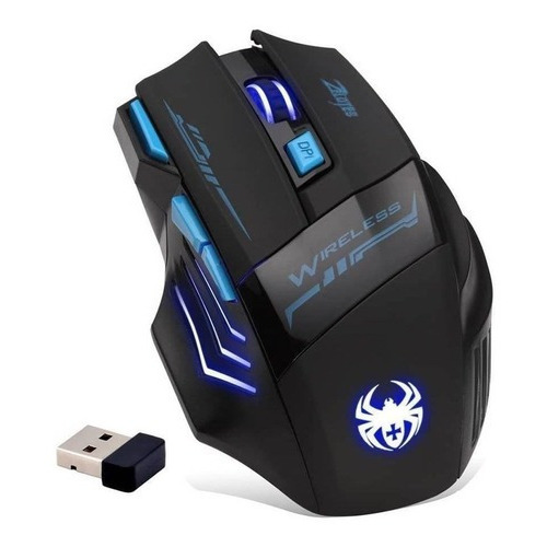 Mouse 
gamer inalámbrico Zelotes  F14 negro