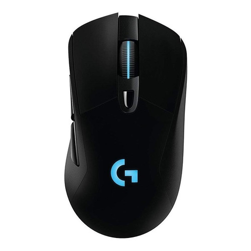 Mouse gamer de juego inalámbrico recargable Logitech G  G Series Lightspeed G703 negro