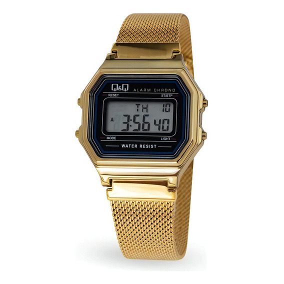 Reloj Para Hombre Q&q M173j027y Dorado Color de la correa Dorada