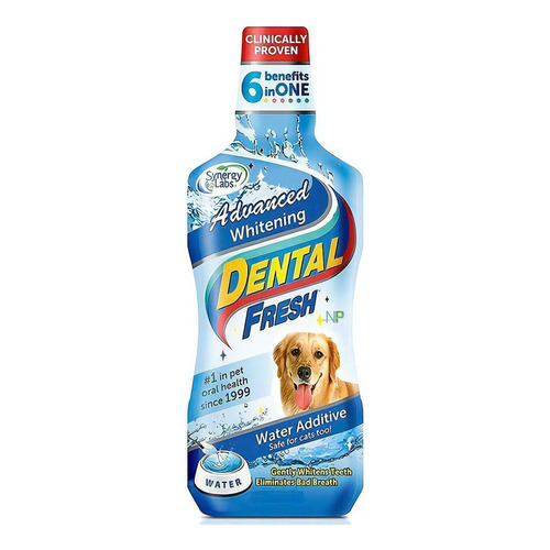 Dental Fresh Advanced Whitening Higiene Bucal Perro 237ml Np Sabor Advanced Whitening 237ml Cod: 736990004239
