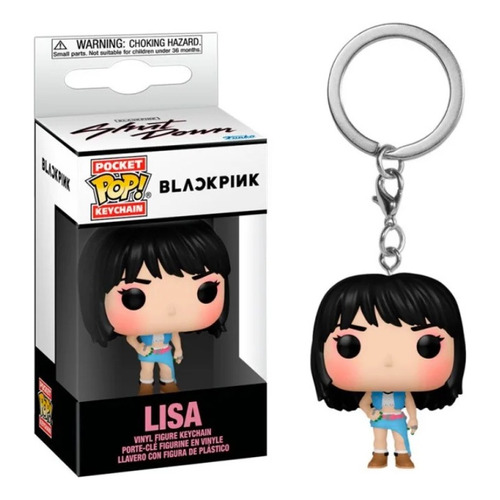 Funko Llavero - Black Pink Key Ring Lisa Funko Pop