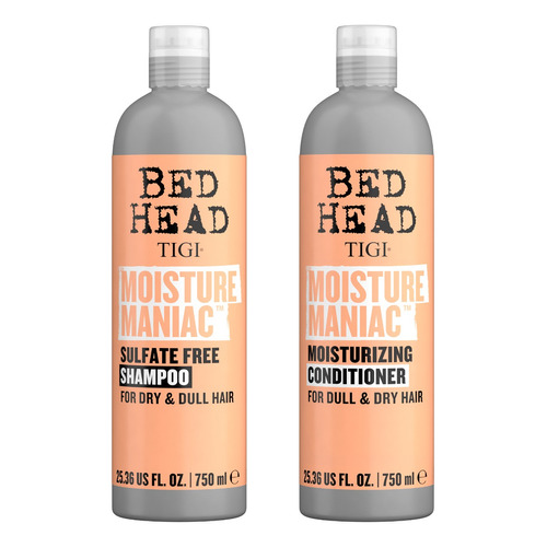 Tigi Bed Head Moisture Maniac Kit Shampoo + Enjuague Grande