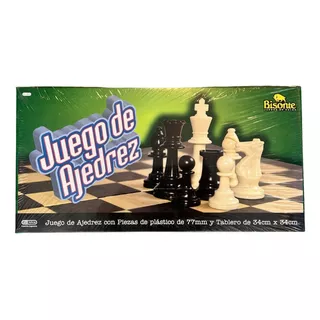 Juego De Ajedrez Bisonte (34 Cm X 34 Cm) - Deportes Brienza