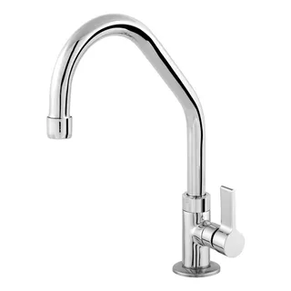 Torneira Pia Cozinha Metal Inox Bancada Mesa 1/4v Bica Móvel