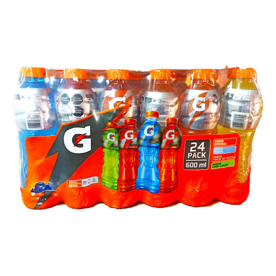 Gatorade Bebida Rehidratante Performance 24 Pzas De 600 Ml