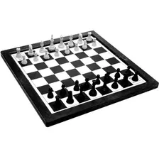 Jogo de Tabuleiro Xadrez C/Estojo Dobrável - 32 Peças Imantadas Pequeno Jogos  de Tabuleiro