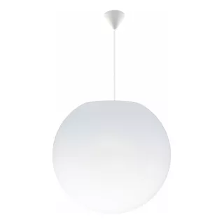 Colgante Esfera Globo 25cm Blanca - Incluye Lampara Led 9w