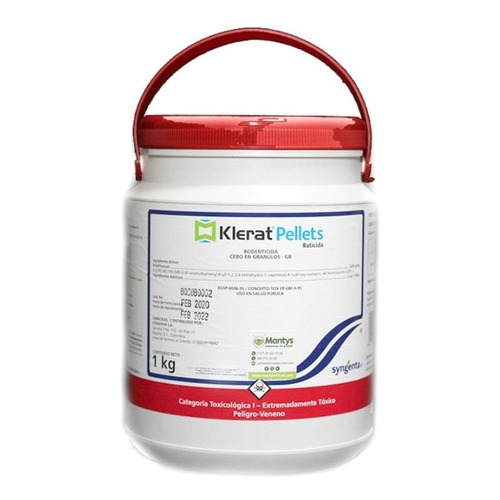 Raticida Klerat Pellets X 1 Kg - Unidad a $147600