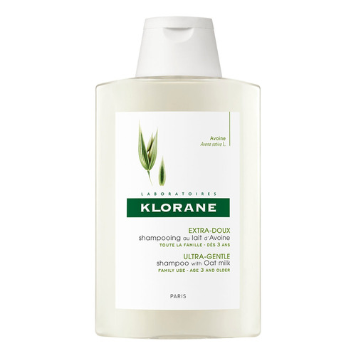 Shampoo sólido Klorane Leche de Avena en frasco de 200mL por 1 unidad