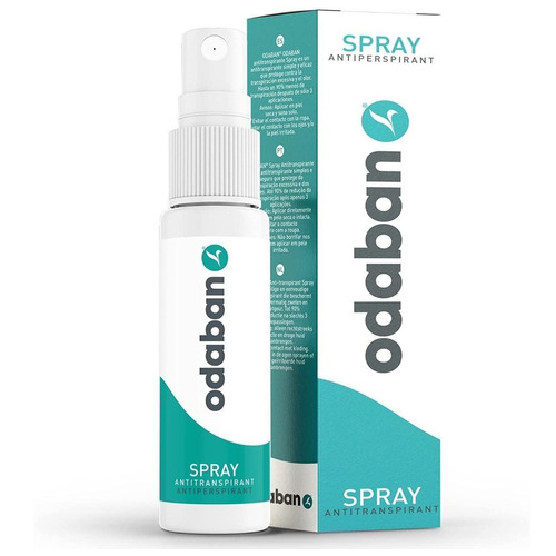 Antitranspirante Odaban Spray 30ml Unisex / Sudoración Excesiva Corporal (hiperhidrosis) Y Mal Olor (bromhidrosis) En Axilas, Manos, Pies, Rostro - Desodorante