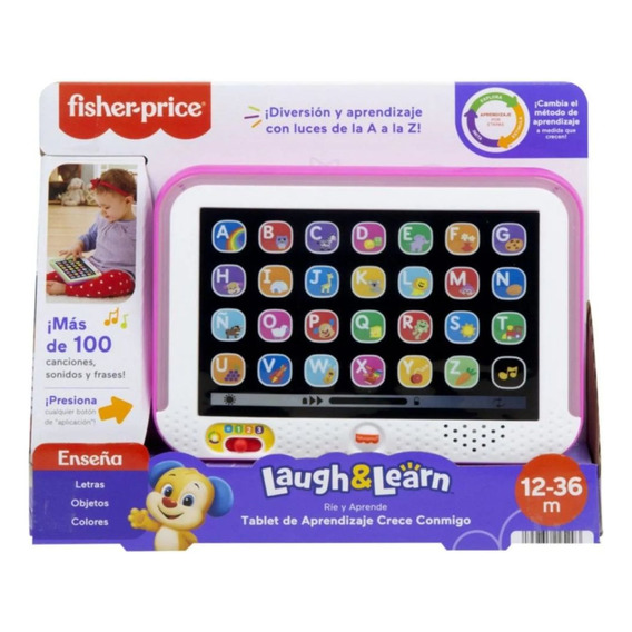 Fisher Price Tablet Crece Conmigo Rosa