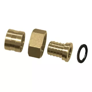 Conector Pex Água Fria/quente Móvel Curta 25x3/4  - Kit C/20