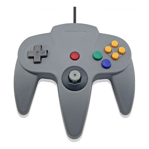 Control Generico Compatible Con N64 Gris