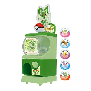 Pokemon Sprigatito Mini Gashapon Machine Pardea Tomy Takara