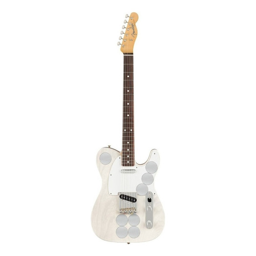 Guitarra eléctrica Fender Artist Jimmy Page Mirror Telecaster de fresno 2019 white blonde laca con diapasón de palo de rosa
