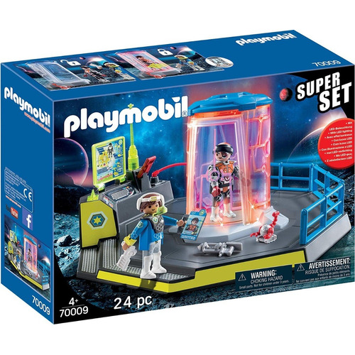 Playmobil Super Set 70009 - Agentes Del Espacio Galaxia - Pr