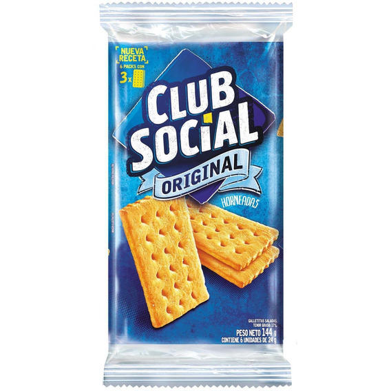 Galletita Club Social Display x 6 Uni