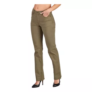 Oggi Jeans - Mujer Pantalon Atraction Gabardina Olivo
