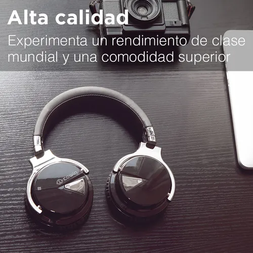 Auriculares Inalámbricos Bluetooth Cowin E7, Llamada De Micrófono,30 Horas  De Reproducción Para Viajes/trabajo, Función Activa De Reducción De Ruido  auriculares Tipo Oreja, Audifonos Cancelacion Ruido