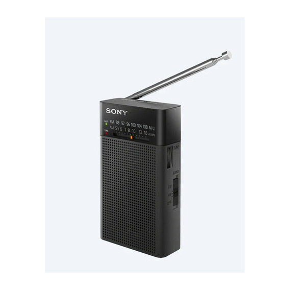 Radio Portátil Con Bocina Sony Modelo Icf-p27 Color Negro
