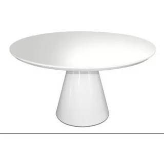 Mesa  Comedor Tulip Base Cono/hongo Laqueada 110 Diam Bca 