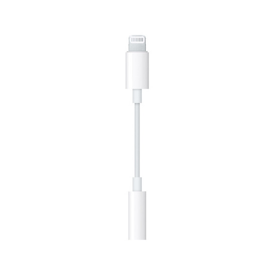 Cable adaptador Lightning/3.5mm de 1  a 1 Jack 3.5 mm hembra Apple MMX62AM/A blanco - Distribuidor Autorizado