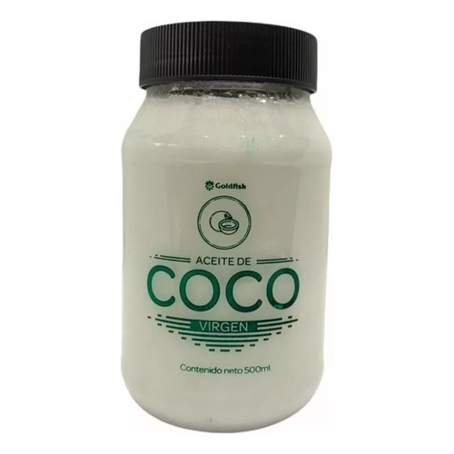 Aceite De Coco Virgen Goldfish 500 Ml Frasco Pet