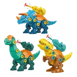 Pack X 3 Huevos Dinosaurio Armable