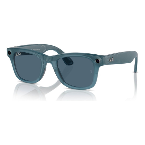 Gafas De Sol Inteligentes Ray-ban Meta Wayfarer Azul 53mm