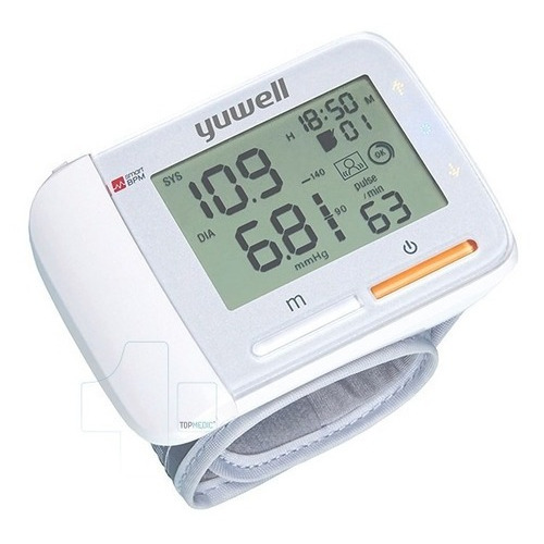 Monitor de presión arterial digital de muñeca automático Yuwell YE-8900A