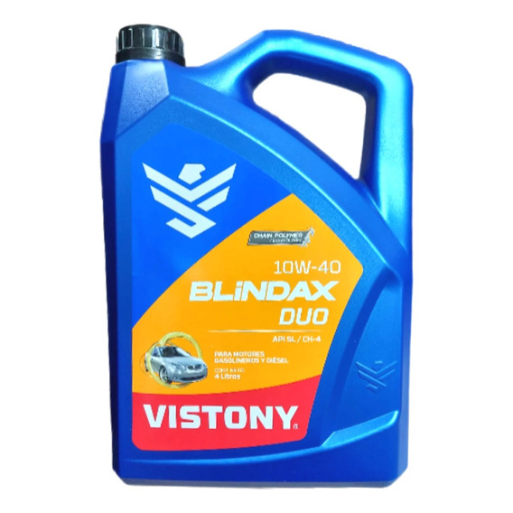 Aceite 10w40 4 Litros Duo Vistony