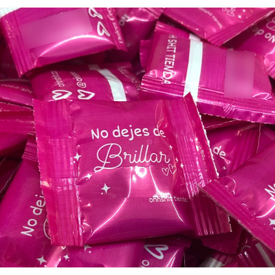 Dulces Publicitarios Personalizados 10,000 Pieza A Una Tinta