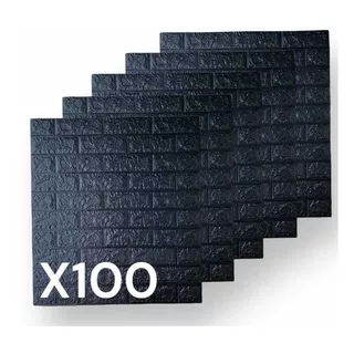 Placas Autoadhesivas Pack X 100 Negro