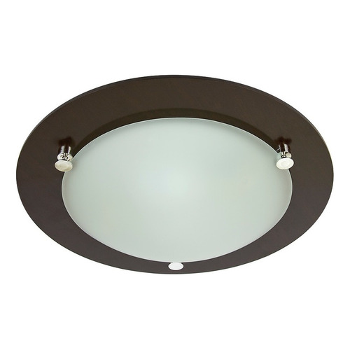 Lampara Para Interior En Plafón Madera Oscura E27x2 Ptl-5025 Tecnolite Ceiling / Down Light