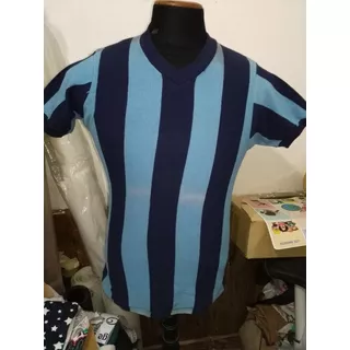 Antigua Camiseta De Futbol De Pique - San Telmo - Años 60 / 70  - Grande