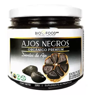 Ajo Negro Biofoodmx Organico Premium Original Gourmet 200g