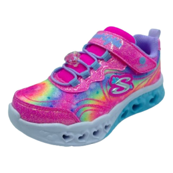 Tenis Niña Skechers Flutter Heart Lights 303253l Groovy (17.