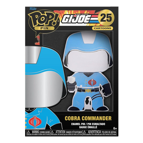 Funko Pop Pin: Gi Joe - Comandante Cobra Esmaltado