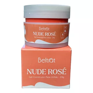 Gel Construtor Nude Rosé Beltrat 24g /alongamentos De Unhas