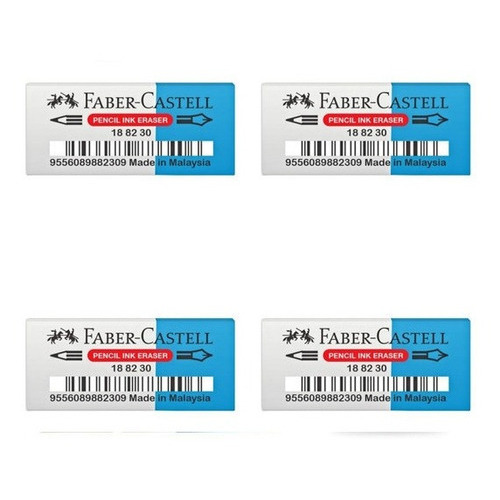 Goma De Borrar Faber Castell Lapiz Y Tinta Pack X 4
