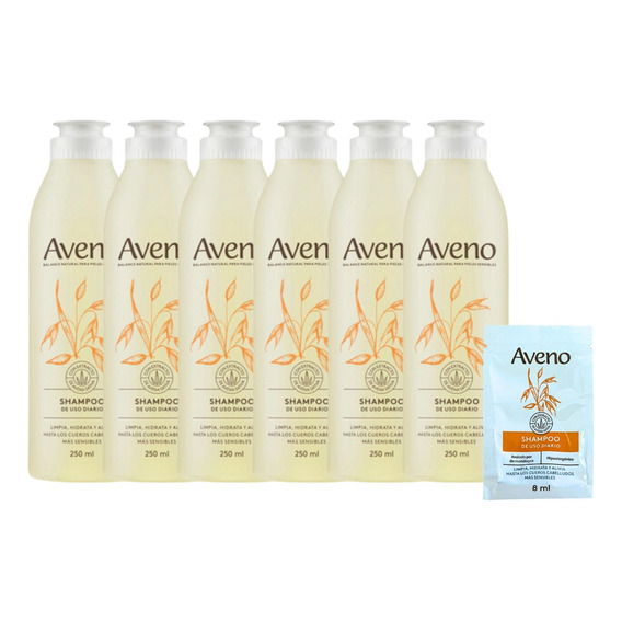 Combo X6 Aveno Shampoo 250 Ml