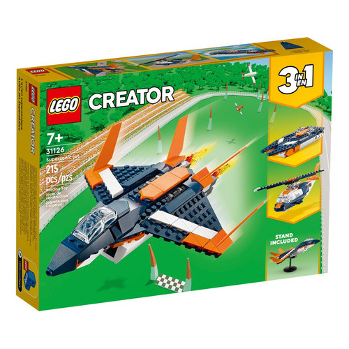 Lego 31126 Creator Avión Jet Supersónico