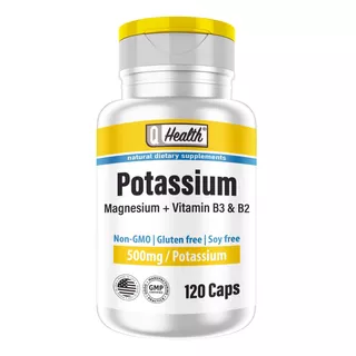 Potasio + Magnesio 120 Caps - Unidad a $538
