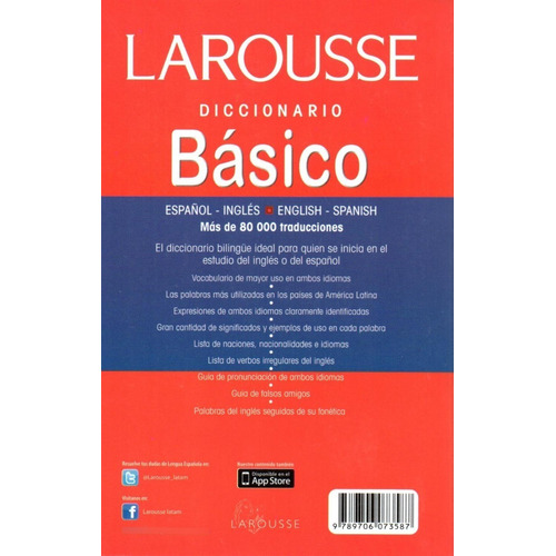 Diccionario Basico Español Ingles Larousse