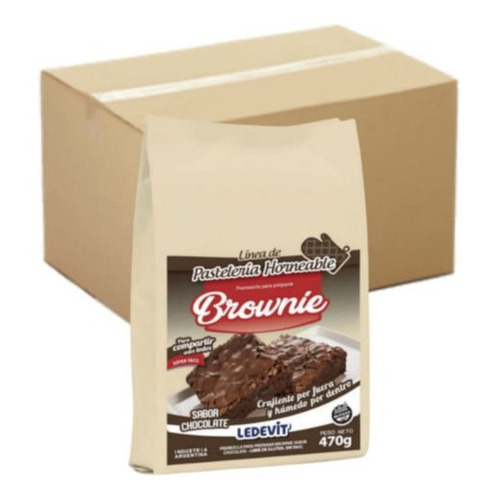 Premezcla Para Brownie De Chocolate 12x470g